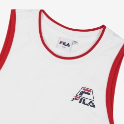 Fila Regular Fit B.B Logo Mesh - Miesten Poolopaita - Valkoinen | FI-37862